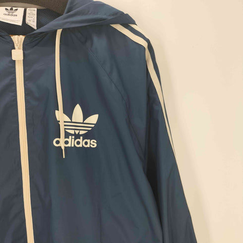 アディダスオリジナルス adidas Originals Mellow Ride Club メローライド クラブ ウィンド ブレーカー 3ストライプ トレフォイル ロゴ プリント ジャケット メンズ import:L