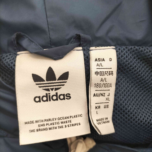 アディダスオリジナルス adidas Originals Mellow Ride Club メローライド クラブ ウィンド ブレーカー 3ストライプ トレフォイル ロゴ プリント ジャケット メンズ import:L