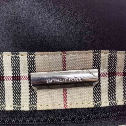 バーバリー BURBERRY 裏地ノバチェック レザートートバッグ レディース