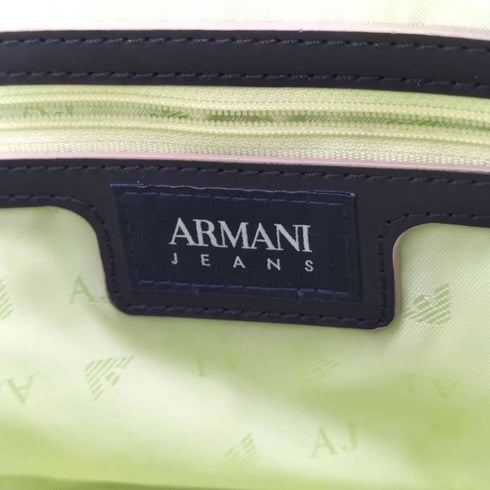 アルマーニジーンズ ARMANI JEANS フロントロゴ バックルデザイン トートバッグ レディース