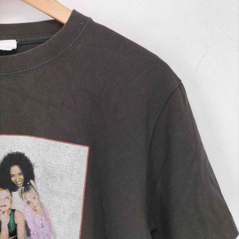 プリントクルーネックTシャツ レディース