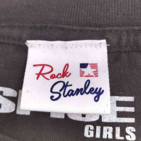 プリントクルーネックTシャツ レディース