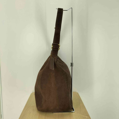 コーチ COACH 90S OLD Vintage genuine leather USA製 ヴィンテージ 本革 シボ レザー ヌバック バケツ ショルダー バック レディース