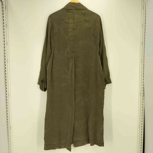 ザラ ZARA ユーズドリヨセル トレンチコート レディース import:M