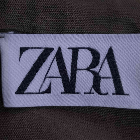 ザラ ZARA ユーズドリヨセル トレンチコート レディース import:M