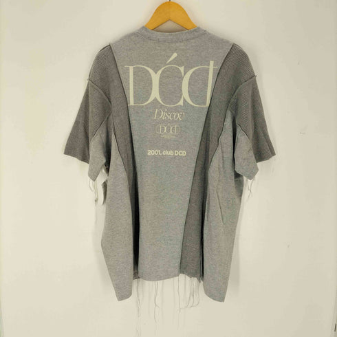 ディスカバード DISCOVERED 再構築 ワッフル生地 ドッキング 半袖 クルーネックTシャツ メンズ JPN:1