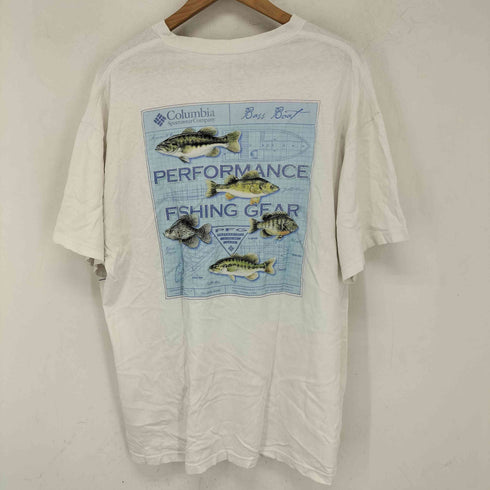 コロンビア Columbia 00S PFG マス フィッシング 両面プリント Tシャツ メンズ import:XL