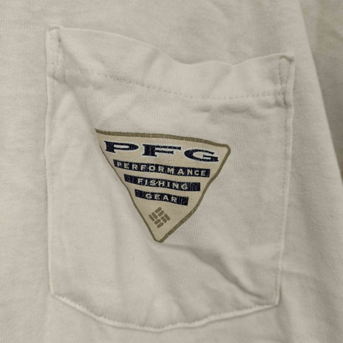 コロンビア Columbia 00S PFG マス フィッシング 両面プリント Tシャツ メンズ import:XL