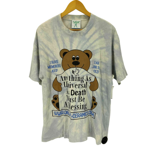 オンラインセラミックス ONLINE CERAMICS Universal Death Blessing Tee タイダイ半袖プリントTシャツ メンズ L