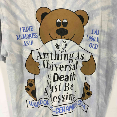 オンラインセラミックス ONLINE CERAMICS Universal Death Blessing Tee タイダイ半袖プリントTシャツ メンズ L
