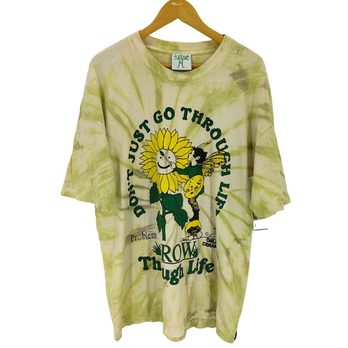 オンラインセラミックス ONLINE CERAMICS Grow Through Life Tee タイダイ半袖プリントTシャツ メンズ XL