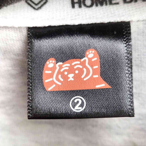 HOME BABY レタリングプリント カモフラ切替 ショートスリーブ ポロシャツ メンズ JPN:2