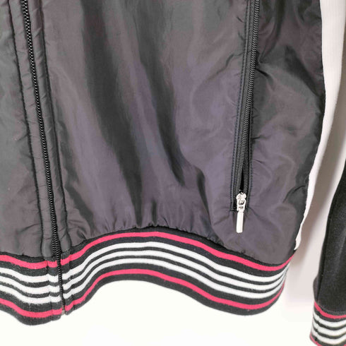 バーバリーブラックレーベル BURBERRY BLACK LABEL ジップアップ ナイロン切替 トラックジャケット メンズ 2