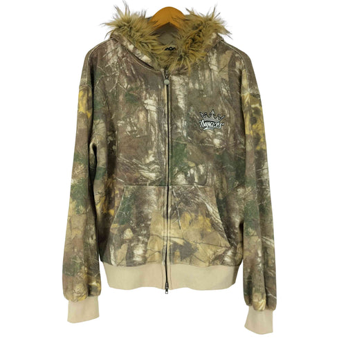 ナインティナインティ 9090 Far Thermal Zip Hoodie ファー サーマル ジップ フーディー メンズ import:L