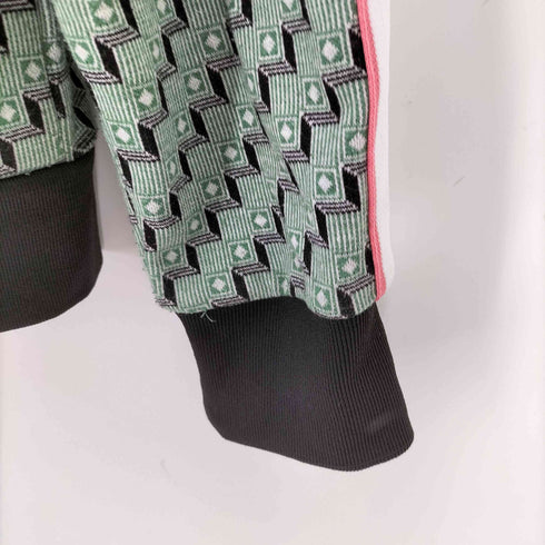 ザラ ZARA 幾何学柄トラックジャケット メンズ L