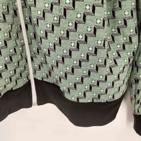 ザラ ZARA 幾何学柄トラックジャケット メンズ L
