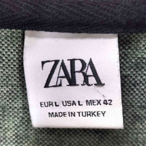 ザラ ZARA 幾何学柄トラックジャケット メンズ L