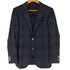 エルメネジルドゼニア Ermenegildo Zegna ウール×シルク チェック 2Bテーラードジャケット メンズ JPN:44