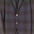 エルメネジルドゼニア Ermenegildo Zegna ウール×シルク チェック 2Bテーラードジャケット メンズ JPN:44