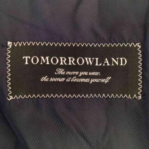 エルメネジルドゼニア Ermenegildo Zegna ウール×シルク チェック 2Bテーラードジャケット メンズ JPN:44
