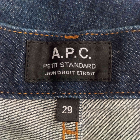 アーペーセー A.P.C. PETIT STANDARD ボタンフライデニムパンツ メンズ US:28-29
