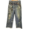 アクネストゥディオズ ACNE STUDIOS 24SS 1981Mトロンプルイユキーチェーンプリントデニムパンツ メンズ 48