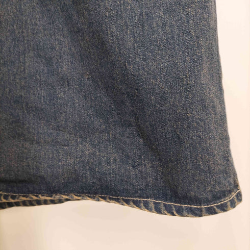 ロカウェア Rocawear 00S ロゴ刺繍 ボックスシルエット デニムワークシャツ メンズ JPN:XL