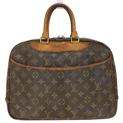 ルイヴィトン LOUIS VUITTON 95年製 2月 ドーヴィル ボーリング ヴァニティ Deauville Bowling Vanity 南京錠付 レディース