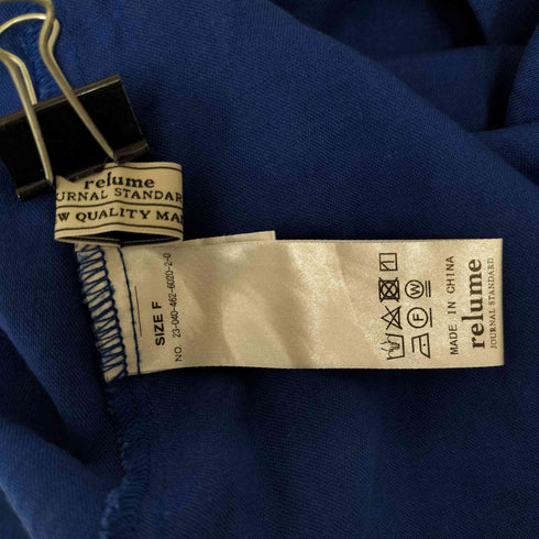 ジャーナルスタンダードレリューム JOURNAL STANDARD relume リネンコットンノースリーブワンピース レディース FREE