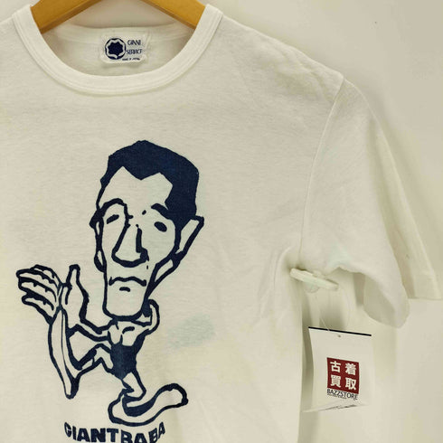 GIANI SERVICE ジャイアント・サービス プロレス 袖裾シングル 両面プリントTシャツ レディース