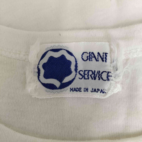GIANI SERVICE ジャイアント・サービス プロレス 袖裾シングル 両面プリントTシャツ レディース
