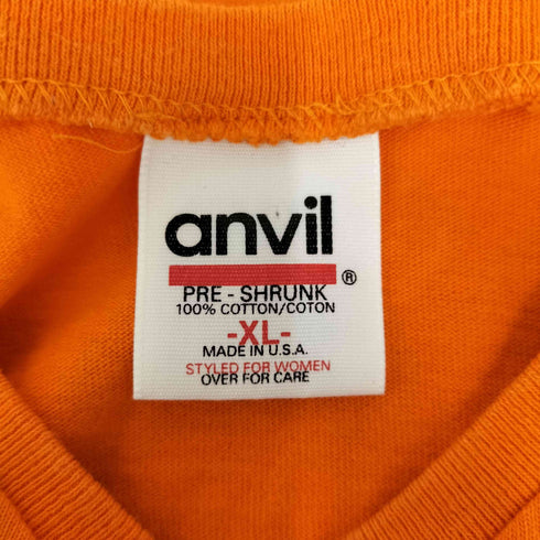 アンビル Anvil USA製 Vネック プリントデザイン S/S Tシャツ メンズ import:XL
