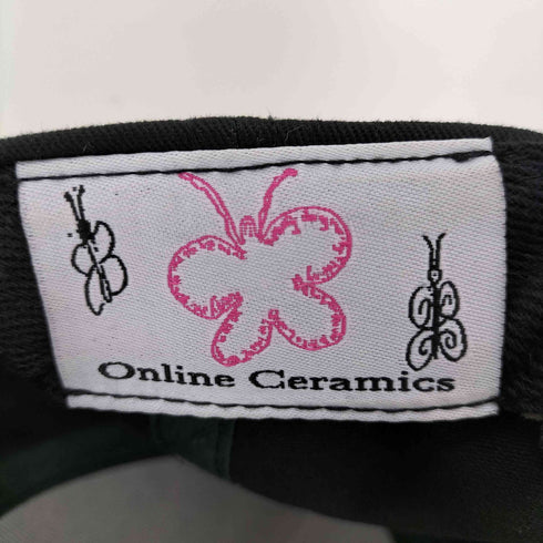 オンラインセラミックス ONLINE CERAMICS ベアー刺繍キャップ メンズ