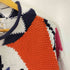 NINON HAND KNIT フラワーデザイン リネンブレンド 総柄ロールネックニット メンズ import:S