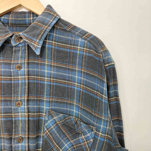 セントジョンズベイ STJOHNS BAY 90s チェック ヘビー フランネル シャツ ヘビネル メンズ import:L