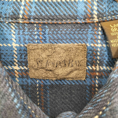 セントジョンズベイ STJOHNS BAY 90s チェック ヘビー フランネル シャツ ヘビネル メンズ import:L