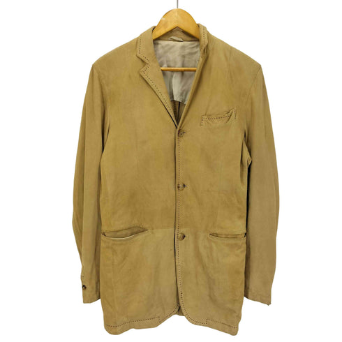 トゥモローランド TOMORROWLAND Stitched Design Sheepskin 3Button Jacket ステッチデザイン シープスキン 3Bジャケット メンズ JPN:48