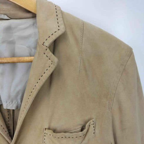 トゥモローランド TOMORROWLAND Stitched Design Sheepskin 3Button Jacket ステッチデザイン シープスキン 3Bジャケット メンズ JPN:48