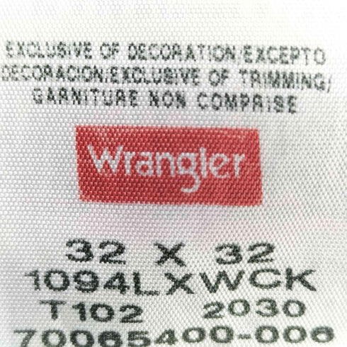ラングラー Wrangler コットンペインターパンツ メンズ 32
