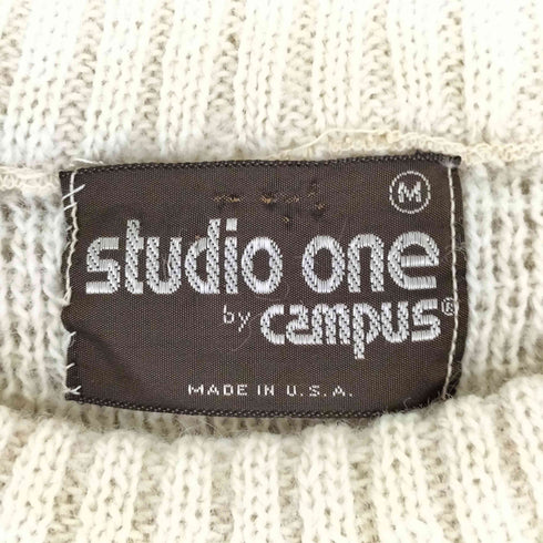 キャンパス CAMPUS Studio One USA製 ノルディックセーター メンズ JPN:M