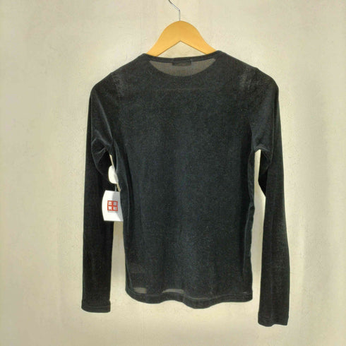 マカフィー MACPHEE スキンベロア クルーネック プルオーバー Tシャツ レディース S