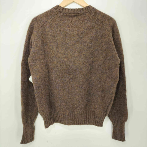 LORD JEFF 80s USA製 シェットランドウール フリーダムスリーブ メランジ クルーネック ニット メンズ import:M