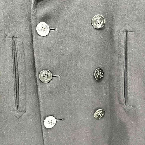 ユーエスネイビー U.S.NAVY 30s NAVAL CLOTHING FACTORY社製 10ボタン Pコート メンズ