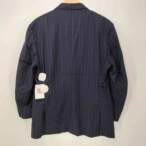 ポロバイラルフローレン Polo by RALPH LAUREN 90s イタリア製 三角タグ 3つボタン サイドベンツ ストライプ テーラードジャケット モッズスーツ メンズ 40