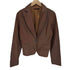 blancheur ブランシュール pig leather ピッグレザー 豚革 1B テーラードジャケット レディース L