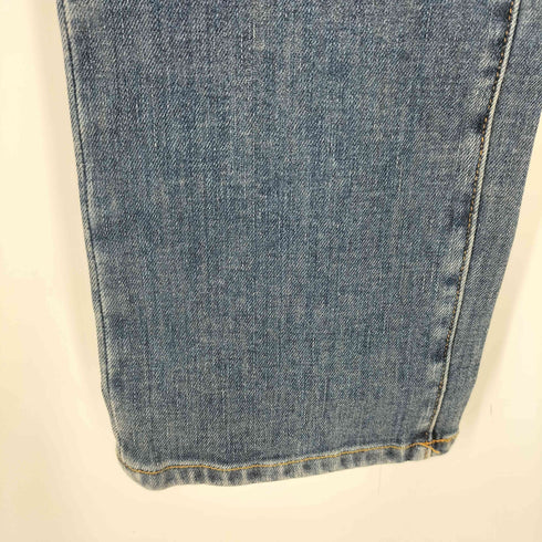 オープニングセレモニー OPENING CEREMONY バックロゴ刺繍 5ポケット デニムメッシュベルト ストレートデニムパンツ メンズ 34