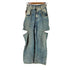 メゾンマルジェラ Maison Margiela 22SS PANTS 5 POCKETS スラッシュ ディティール デニム ジーンズ レディース 36