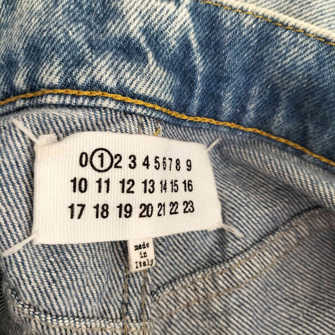 メゾンマルジェラ Maison Margiela 22SS PANTS 5 POCKETS スラッシュ ディティール デニム ジーンズ レディース 36