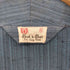 50-60s B.V.D. 襟 フロント パイピング カスリ 絣 ガウン メンズ import:XL