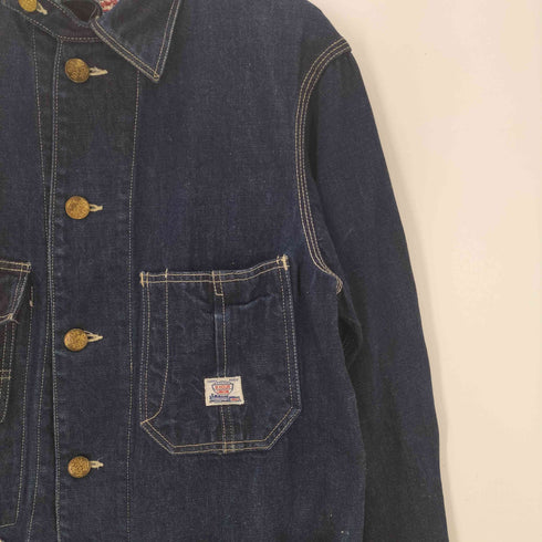 ジョーマッコイ JOE McCOY The Real McCoy's リアルマッコイズ 旧マッコイ Lot 210 8HOUR UNION CATTLE DRIVE BRAND デニム カバーオール ジャケット 40 メンズ 40